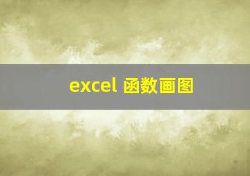 excel 函数画图